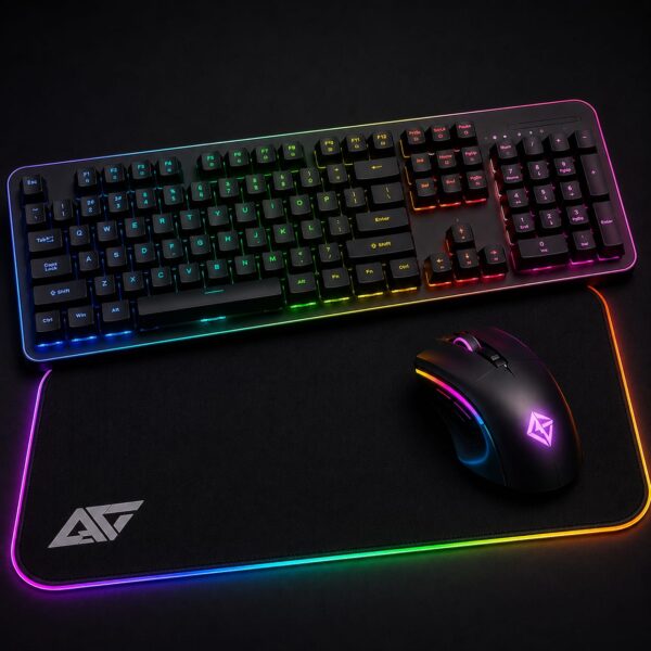 ZE-9810 RGB Gaming Keyboard Mouse Combo – RGB Keyboard, Mouse & Mouse Pad