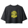Women’s garment dye cropped tee