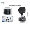 Magnetic Suction Phone Holder – Foldable & Adjustable 360° Magnetic Mount for Car, Bathroom, Kitchen, Gym & Office