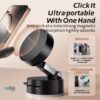 Magnetic Suction Phone Holder – Foldable & Adjustable 360° Magnetic Mount for Car, Bathroom, Kitchen, Gym & Office